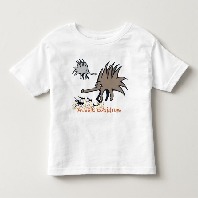 Camiseta Infantil Aussie echidnas (Frente)