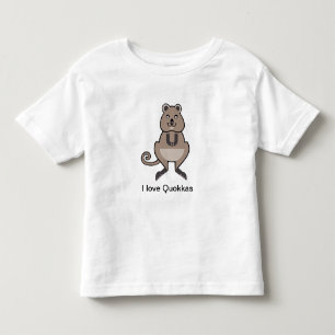 Camiseta Infantil Austrália - Cute I love QUOKAS - Wildlife -