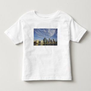 Camiseta Infantil Austrália, Queensland, Brisbane, Arranha-céus e