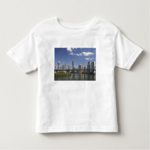 Camiseta Infantil Austrália, Queensland, Brisbane, Story Bridge,
