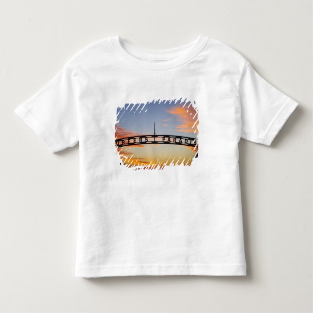 Camiseta Infantil Austrália, Queensland, Costa Dourada, Sunrise, (Frente)