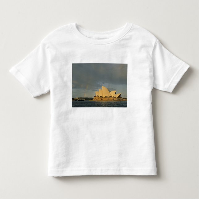 Camiseta Infantil Austrália, Sydney, Sydney Opera House, (Frente)