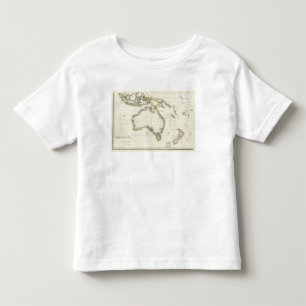Camiseta Infantil Áustria e mapa gravado Indonésia