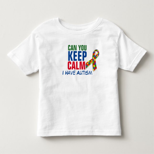 Camiseta Infantil Autism Calm^ _ Toddler Fine Jersey T-Shirt (Frente)
