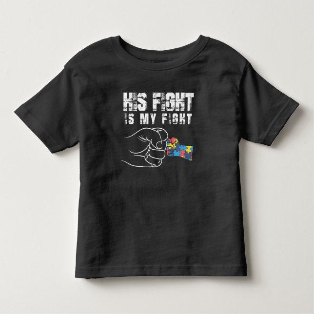 Camiseta Infantil Autismo Consciência Mãe Pai Criança Autista (Frente)