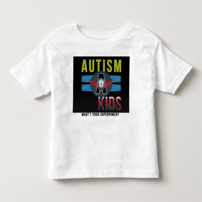 Camiseta Infantil Autismo do ` t-shirt da criança dos miúdos', (Frente)