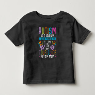 Camiseta Infantil Autismo Membro Da Família Mãe Suporte Crianças 