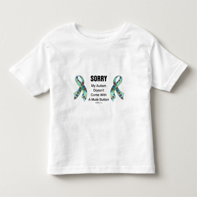 Camiseta Infantil Autismo pesaroso (Frente)