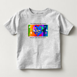Camiseta Infantil Autismo Tubarão 5/6T CINZA