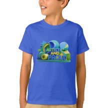 Camiseta Infantil Autista e Orgulhoso