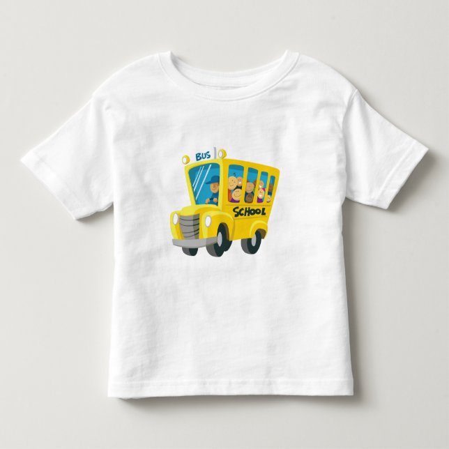 Camiseta Infantil Autocarro school - (Frente)