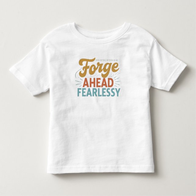 Camiseta Infantil Avançar sem medo (Frente)