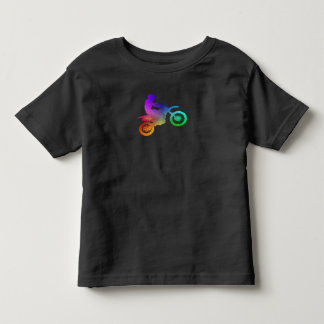 Camiseta Infantil Aventura da bicicleta da sujeira do motocross,