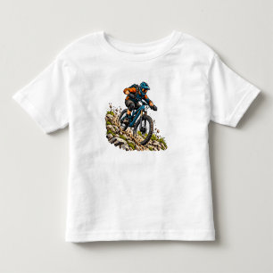 Camiseta Infantil Aventura de mountain bike para pilotos de MTB