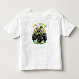Camiseta Infantil Aventura de Páscoa do Monster Dino