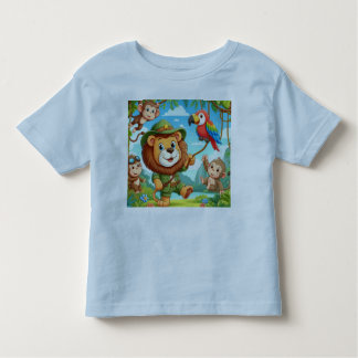 Camiseta Infantil Aventura do Explorador Selvagem