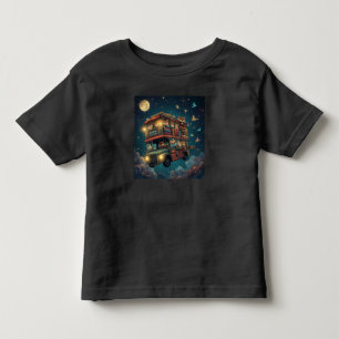 Camiseta Infantil Aventura do Ônibus Mágico de Livros