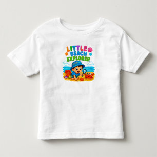 Camiseta Infantil 🏝️ Aventura no Oceano Cartoon Para Crianças Peque