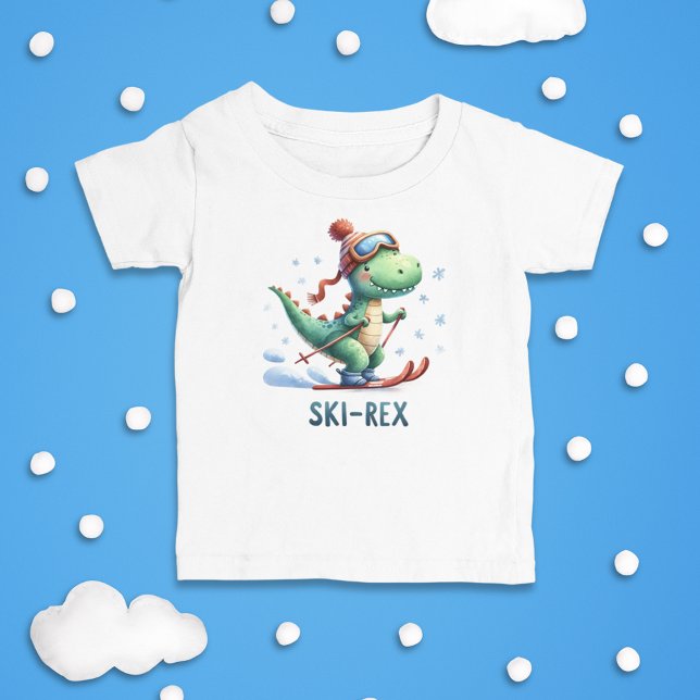 Camiseta Infantil Aventura Ski-Rex (Criador carregado)