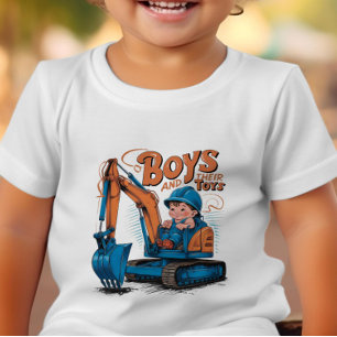 Camiseta Infantil Aventuras no Digger: Brincadeiras de Construção