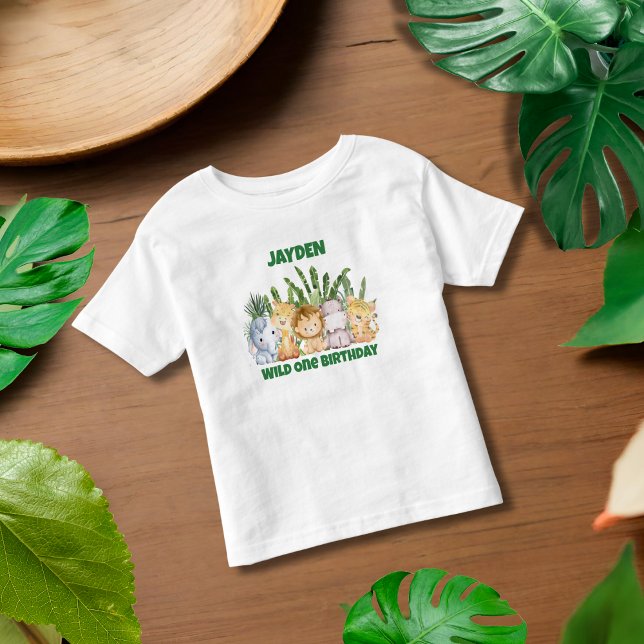 Camiseta Infantil Aves Selvagens Selvagens Selvagens Safari (Criador carregado)
