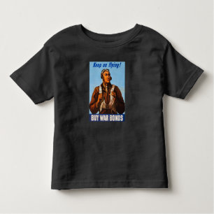 Camiseta Infantil Aviadores Afro-Americanos Combatem Pilotos do WW2