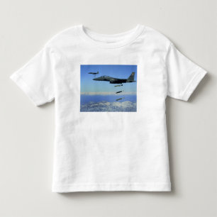 Camiseta Infantil Aviões de Eagle da greve da força aérea de