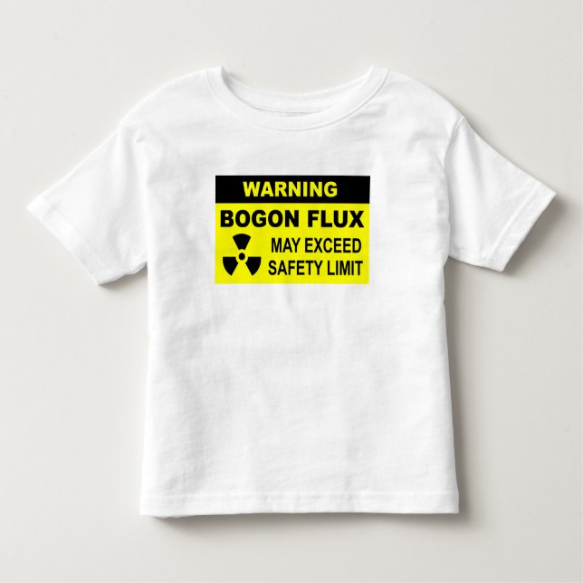 Camiseta Infantil Aviso: Bogon Flux (Frente)