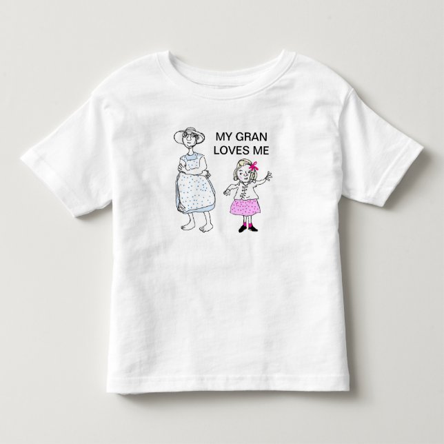 Camiseta Infantil Avó e neta (Frente)