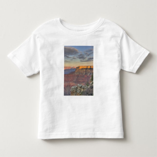 Camiseta Infantil AZ, Arizona, Parque Nacional Grand Canyon, Sul (Frente)