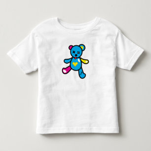 Camiseta Infantil Azul Amigo do Urso