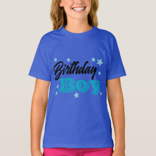 Camiseta Infantil Azul Brilhante – Divertida, Conf