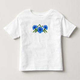 Camiseta Infantil Azul Cornflowers