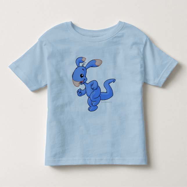 Camiseta Infantil Azul de Blumaroo (Frente)