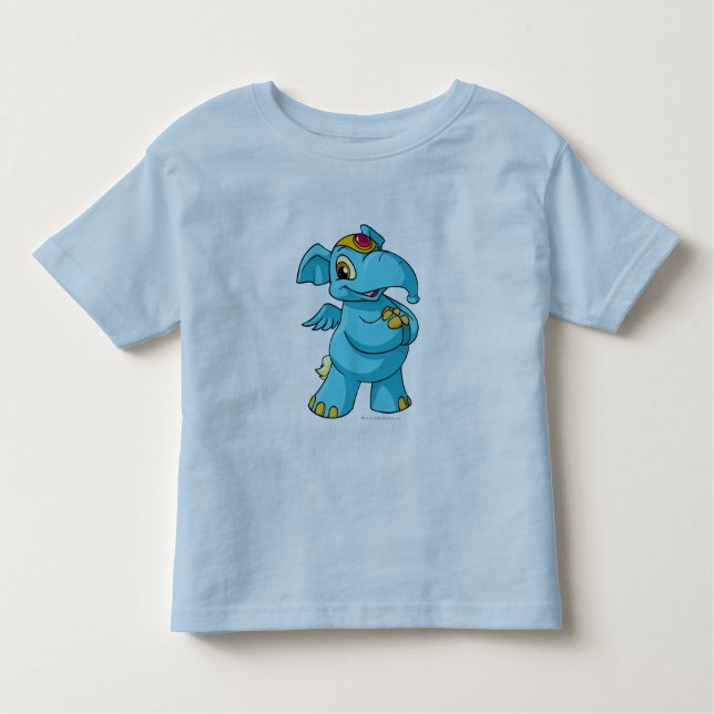 Camiseta Infantil Azul de Elephante (Frente)