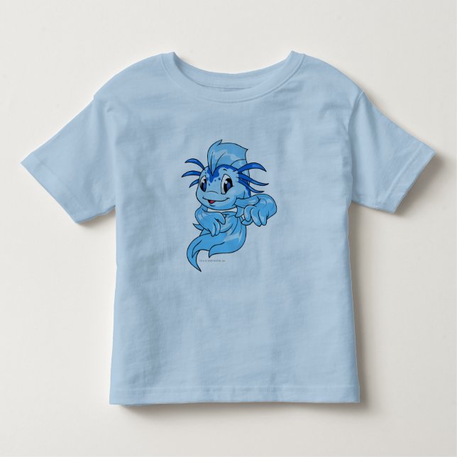 Camiseta Infantil Azul de Koi (Frente)