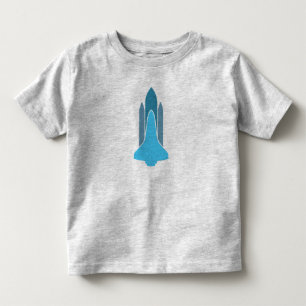 Camiseta Infantil {Azul} T do gráfico de Rocket