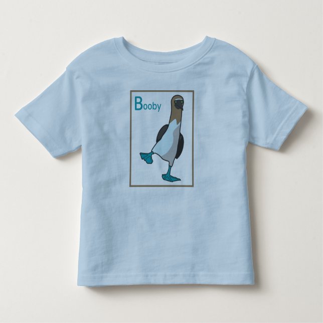 Camiseta Infantil B é para o booby (Frente)
