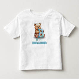 Camiseta Infantil B is for Benjamin – Personalized Kids’ T-Shirt