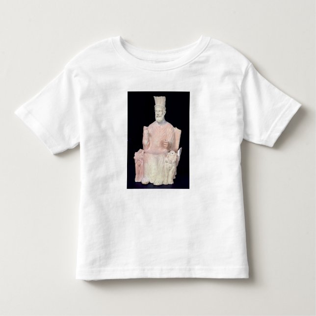 Camiseta Infantil Baal Hammon assentado em seu trono (Frente)