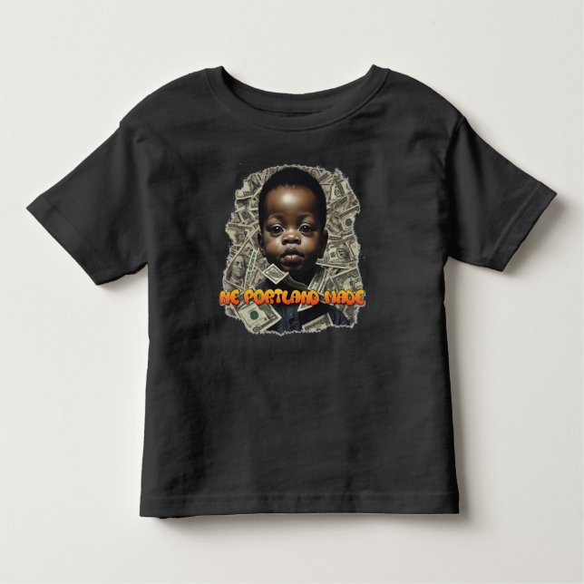Camiseta Infantil Baby Boss NE Portland (Frente)