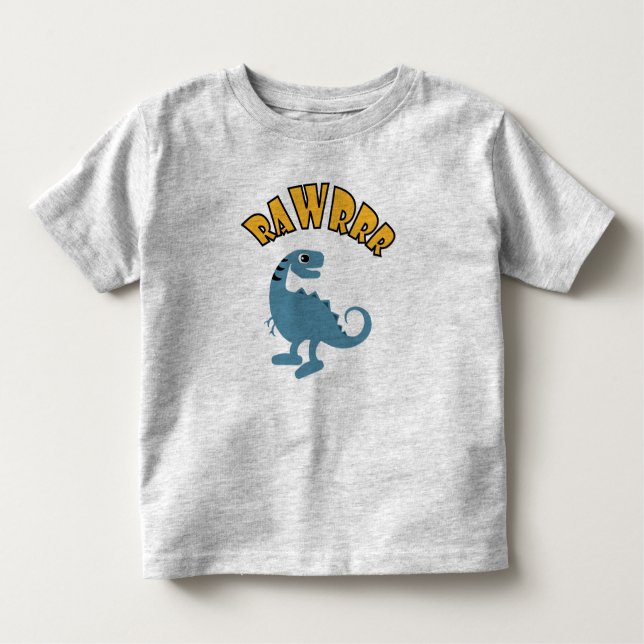 Camiseta Infantil Baby Dinosaur Design - Bebê Jersey - Bodô (Frente)