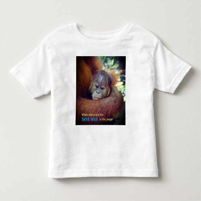Camiseta Infantil Baby Orangutan (Frente)