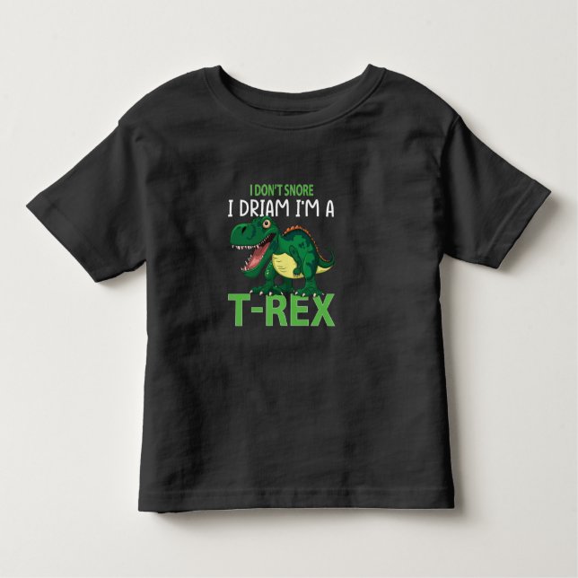 CAMISETA INFANTIL BABY T-REX (Frente)