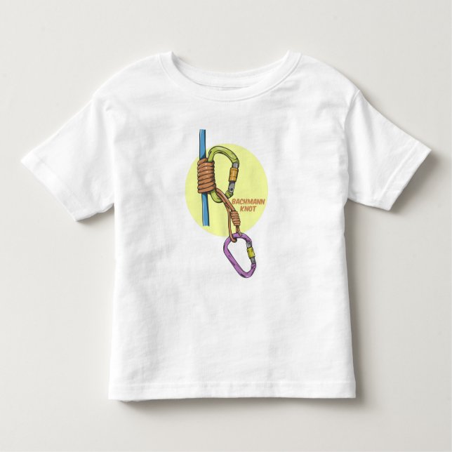 Camiseta Infantil Bachmann Rock Escalbing Prusik hitch (Frente)