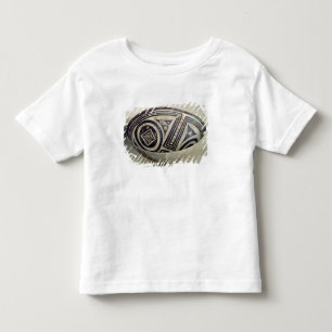 Camiseta Infantil Bacia decorada com um teste padrão geométrico