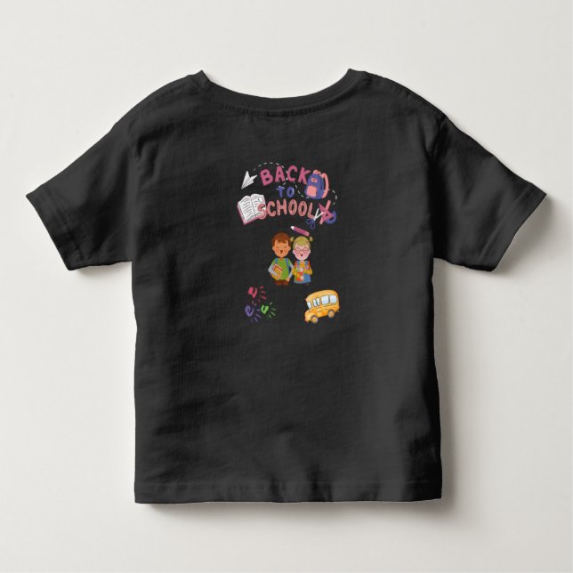 Camiseta Infantil back to school (Verso)