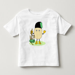 Camiseta Infantil Bagpipe Egghead