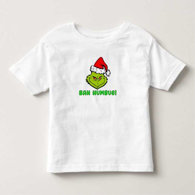 Camiseta Infantil Bah Humbug Scrooge Essential Christmas Cartoon (Frente)