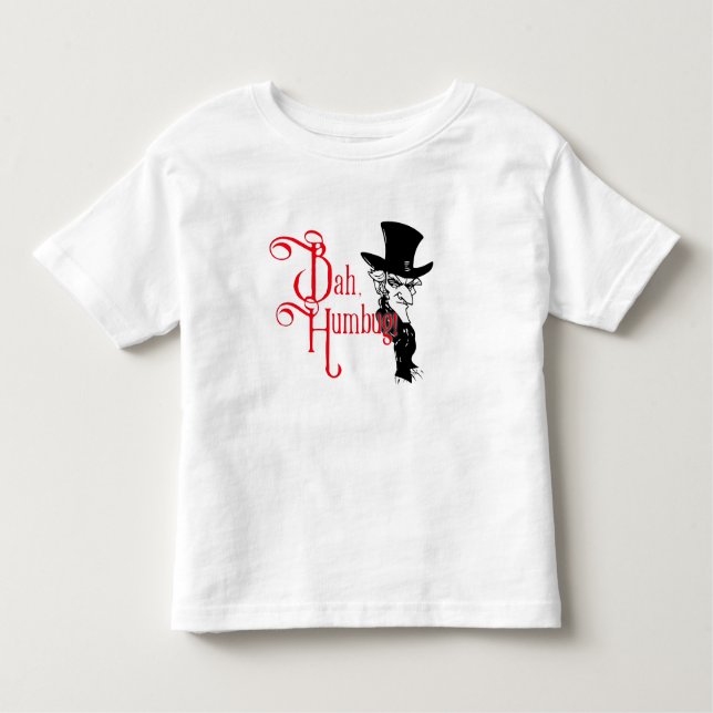 Camiseta Infantil Bah Humbug Scrooge Essential T-Shirt (Frente)